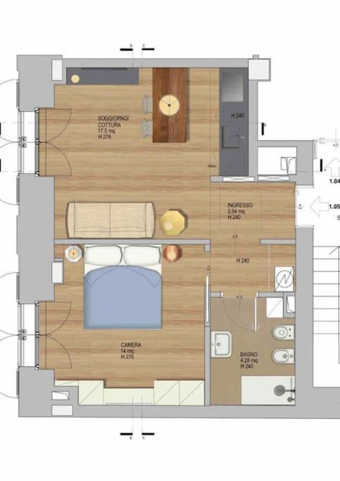 Apartment Design In The Center Of Mailand
